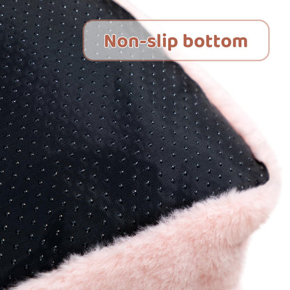 Petvart Plush Cat Sofa Bed – Soft Breathable Pet Couch for Cats & Puppies (Pink)